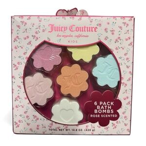 Juicy Couture Rose Scented Bath Bombs Set